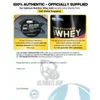 Optimum Nutrition, Gold Standard, 100% Whey Protein Powder, 2lbs (907g ) / 5 lbs (2.27 kg) / 10 lbs