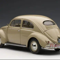 AUTOart 1/18 For VOLKSWAGEN Beetle 1200 1955 Alloy Diecast Model Car Simulation Toys Birthday Gifts 