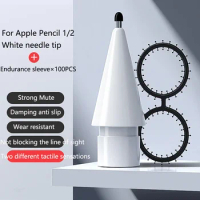 For Apple Pencil Transparent Nib for Apple Pencil 1st 2nd Generation Nib iPad Stylus Pen