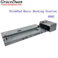 Basic Dock Station 40AG For Lenovo ThinkPad T590 A285 L490 T495 T490 T480 s P43s A485 L480 P52s P53s L13 X390 Yoga X280 Laptop