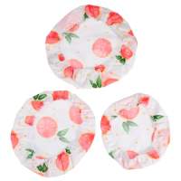 Beeswax Wrap Cheese Paper Elastic Fabric Bowl Covers Washable Fruit Printed Dish Food Preservation Lid Cover Home