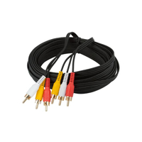 สาย AV Cable เข้า 3 ออก 3 (3RCA-3RCA) รุ่น HC1304 5ม.