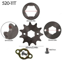 Engine Sprocket 11 Tooth 20mm For 520 Chain Motorcycle ATV Dirt Bike 125cc-250cc Motorcycle Equipments