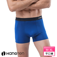 【Hang Ten】HANG TEN 竹炭透氣平口褲_藍_HT-C12006(HANG TEN/男內著)
