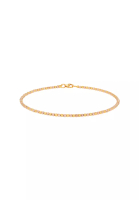 HABIB HABIB Oro Italia 916 Yellow and Rose Gold Anklet GA60300124(YR)-BI