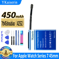 450mAh YKaiserin Battery 7th For Apple Watch Series 7 series7 S7 45mm A2552 Bateria