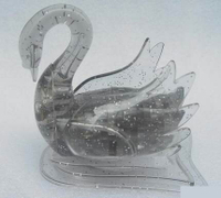 灰天鵝水晶拼圖灰天鵝創意實用母親節生日禮品情侶小禮品小禮物