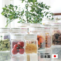 日本製透明密封收納儲存罐 1.1L/500L TAKEYA 儲物罐 密封罐 收納罐 角型 日本 現貨 日本空運來台