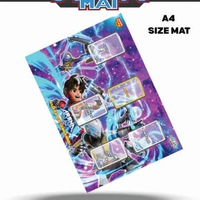 TCG Boboiboy Arena Mat / Playmat V4.0 for Monsta Galaxy Card Game, Varian Mechamato Maskmana