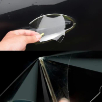 Car Styling Door Handle Protector Film Sticker for ford ecosport ka ranger c-max everest mustang explorer