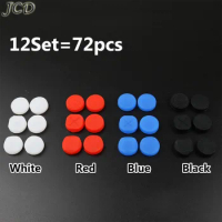 JCD 12Set/72pcs Silicone Grip Analog Joystick Cap Cover For PS Vita PSV Console 1000 2000 Buttons