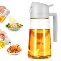 Spray Oil Sprayer Kitchen Oils Spray Bottle 200/300/500ml Kitchen Baking Olive Oil Dispenser Camping BBQ Baking Salad