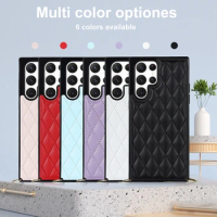 New Style Microfiber Leather Fashion Lanyard Case For Samsung Galaxy S22 Ultra S21 FE S21 Ultra S20 FE S20 S10 S9 Plus Note 20 U
