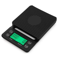 Electronic Digital Kitchen Scale Portable Coffee Scale With Timer High Precision 5kg 0.1g LCD Electronic Drip Scales