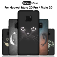 JURCHEN Soft Silicone Case For Huawei Mate 20 Pro Case Cartoon Cute Thin Back Cover For Huawei Mate20 Pro 20 X 20X Phone Case