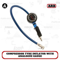 ARB Compressor Tyre Inflator with Analogue Gauge - Analog Tire Inflator ARB605A