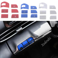 Car Headlight Switch Frame Button Stickers Cover Decoration Auto Interior Accessories For Hyundai Elantra Avante 2021 2022 2023
