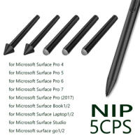 5Pcs Original Pen Tips Stylus Pen Tip HB HB HB 2H 2H Replacement Kit for Microsoft Surface Pro 7/6/5/4/Book/Studio/Go
