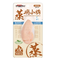 Doggyman-（6包）猫狗零食蒸雞小胸整切肉塊-山羊奶#K101664 