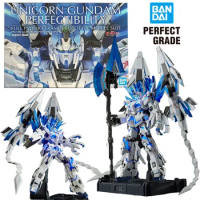Bandai PB PG Unicorn Gundam Perfectibility Gundam UC 1/60 40Cm Anime Original Action Figure Gundam Model Kit Toy Gift Collection