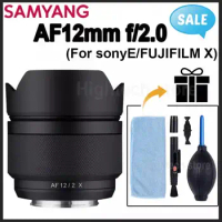 Samyang AF12mm F/2.0 AF Half-frame Ultra-Wide Angle Automatic Micro-single Fixed-focus Lens for Sony E-Mount FUJIFILM X