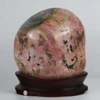 【花蓮玫瑰石藝術館】玫瑰石原石擺件(16*19*9cm)