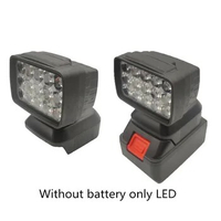 LED Work Light for Makita 14.4V 18V Li-ion Battery Cordless Emergency Flood Lamp Camping Flashlight Compatible Switch