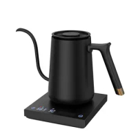Electric Coffee Pot Hot Water Jug Temperature-Control Heating Water Bottle Stainless Steel Gooseneck Tea Kettle 600ml 800ml