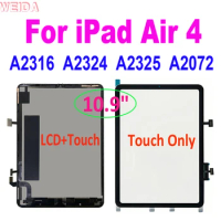 10.9” iPad Air 4 Touch For iPad Air 4 LCD Air4 4th Gen 2020 A2316 A2324 A2325 A2072 LCD Display Touch Screen Digitizer Assembly