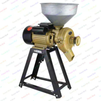 220V Bean Grinder 3500W Multi-Function Rice Pulper Corn Grain Beater Steel Wet And Dry Grinder Stone Grinder Flour Mill