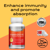 SUISSEWIN Vitamin D3 + K2 25 Tablet - Suplemen Vitamin D3 dan K2