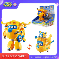 Super Wings 5นิ้ว Transforming Donnie &amp; Mini Magnetic Transforming Super  Action Figures Deformation Kids Boy Girls Toys