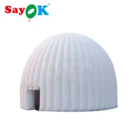 Sayok Giant Inflatable Igloo Inflatable Igloo Dome Tent Event Party Marquee Projection Dome Canopy for Sale Hire Show Events