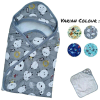 labeling- Selimut Bayi Badcover Bayi Baru Lahir Topi Hoddy Halus Ukuran 70 x 70 cm Alas Tidur Tidur 