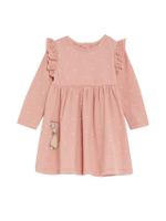 ชุดเดรสเด็กผู้หญิงพิมพ์ลาย Peter Rabbit