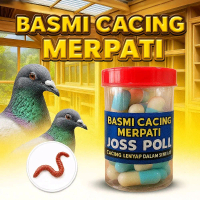 OBAT CACING MERPATI JOSS POLL ISI 20 BUTIR OBAT CACING AYAM