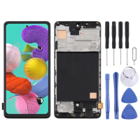 ประกอบหน้าจอสัมผัส LCD, วัสดุ TFT กรอบ, สำหรับ Galaxy A51, ความจุ 4G