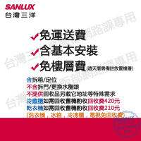 SANLUX台灣三洋 332L 變頻上掀式冷凍櫃SCF-V340GE