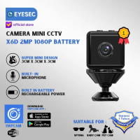 EYESEC CCTV Mini 1080P KAMERA CCTV Indoor WIFI CCTV Mini Magnetic dan ReChargeable Built in Battery 