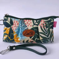 ENBI Dompet Wanita Pouch HP dan Uang Terbaru Tropical