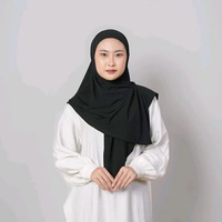 Hijab Namira Segitiga Inner - Jersey Premium Hitam