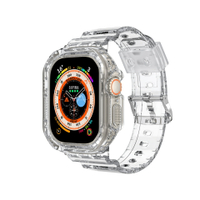 優樂悅~適用蘋果7 8代iwatch表帶apple watch一體手表表帶 TPU ultra表帶