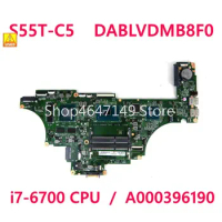 A000396190 S55T-C5 i7-6700 CPU GTX950M/2G notebook Mainboard For TOSHIBA S55T-C5 DABLVDMB8F0 Laptop Motherboard 100% Used