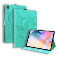 For Samsung Tab S6 Lite Case Cute Butterfly Embossed Soft TPU Back Case for Galaxy Tab S6 Lite 10.4 inch 2022 SM-P613 P619 P610