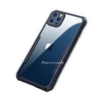 XUNDD 軍事防摔 iPhone 12 Pro Max 6.7吋 鏡頭全包覆 清透保護殼 手機殼(海軍藍)
