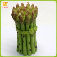 Candle Mould 3D Asparagus Vegetables Soap Candles Farm Plant Silicone Mold DIY