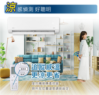 禾聯《耀金典雅1級變頻冷暖》分離式冷氣 HI-LA41H/HO-LA41H (適用7-8坪)