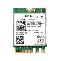 For Intel 1650X WiFi Card AX200 AX200NGW 3000Mbps 2.4G 5G WiFi 6+BT 5.1 Gigabit Wireless Network Card Support