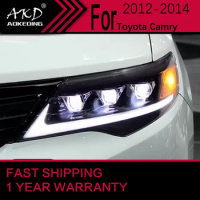 Car Lights for Toyota Camry LED Headlight 2012-2014 Camry Head Lamp Drl Projector Lens Automotive Accessories