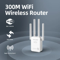 PIX-LINK WR48D4Q Wi-Fi Repeater N300 WiFi Extender WiFi Signal Booster For Home WiFi Signal Amplifier Internet Booster